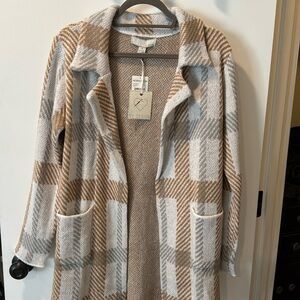 NWT Nordstrom Winter Plaid Sweater